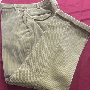 Orvis Men's Olive Green Corduroy Pants
